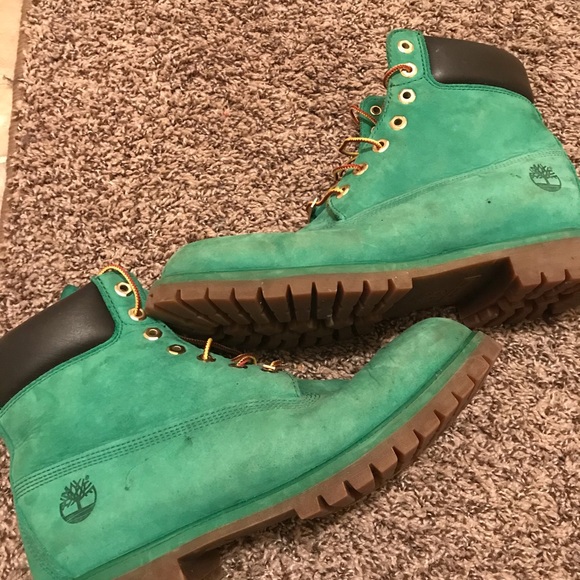 Timberland Shoes Limited Edition Green Timberland Classic Boots